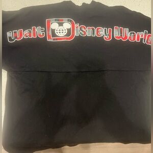 Disney Parks Christmas Holiday Plaid Mickey Black Spirit Jersey